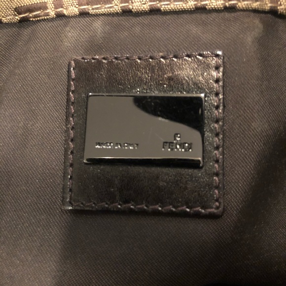 Fendi Monogram Small Tote Canvas Leather - Picture 4 of 10